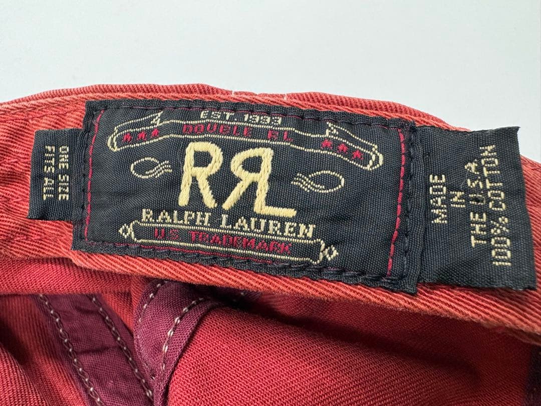USA製ダブルアールエルキャップRRL 90年代made in USA三つ星