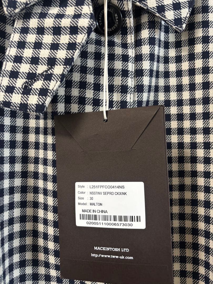 Traditional Weatherwear マールトン チェック 30サイズ