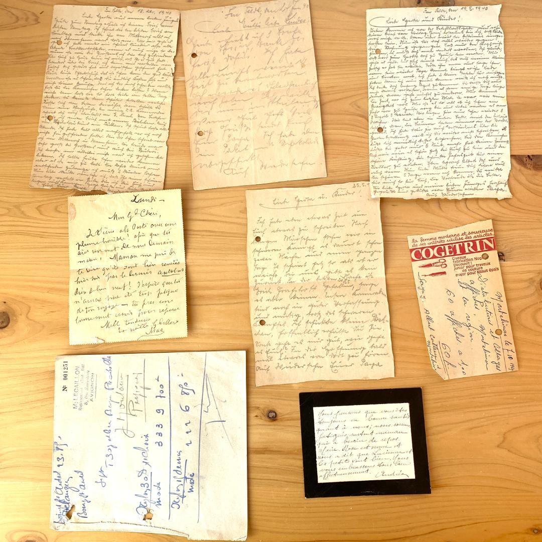 S*.様 80枚！フランス アンティーク紙もの 大量セット 手書き書類 古文書