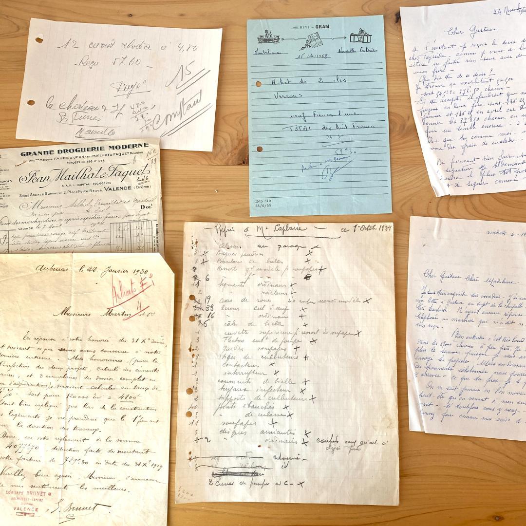 S*.様 80枚！フランス アンティーク紙もの 大量セット 手書き書類 古文書