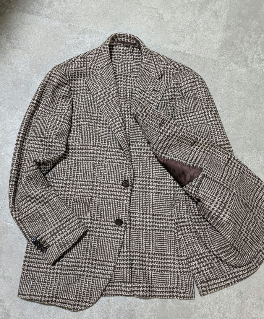リングジャケット 千鳥柄 ツイードジャケット