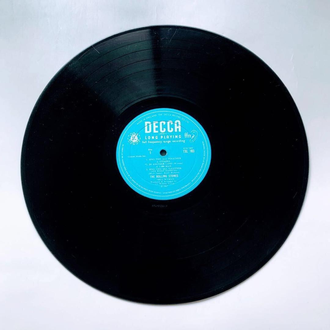#3857【希少1stプレス盤】ローリングストーンズ LPレコード オリジナル
