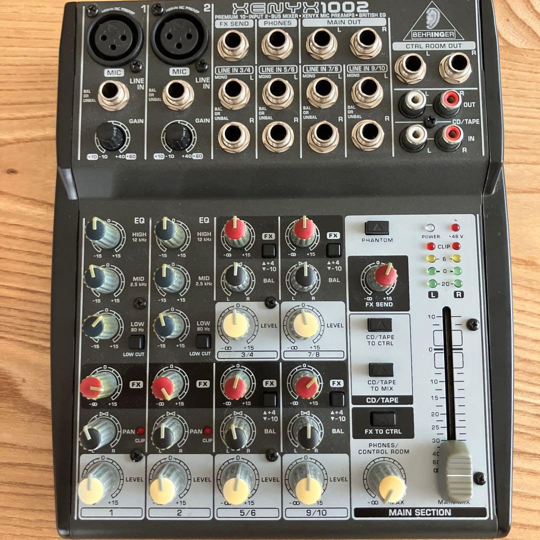 BEHRINGER　XENYX1002　ミキサー　美品