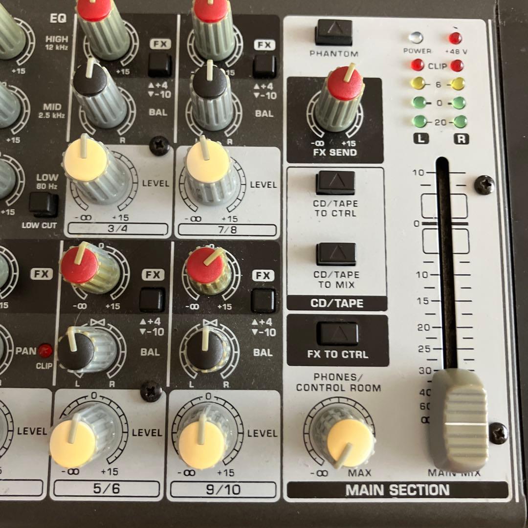 BEHRINGER　XENYX1002　ミキサー　美品