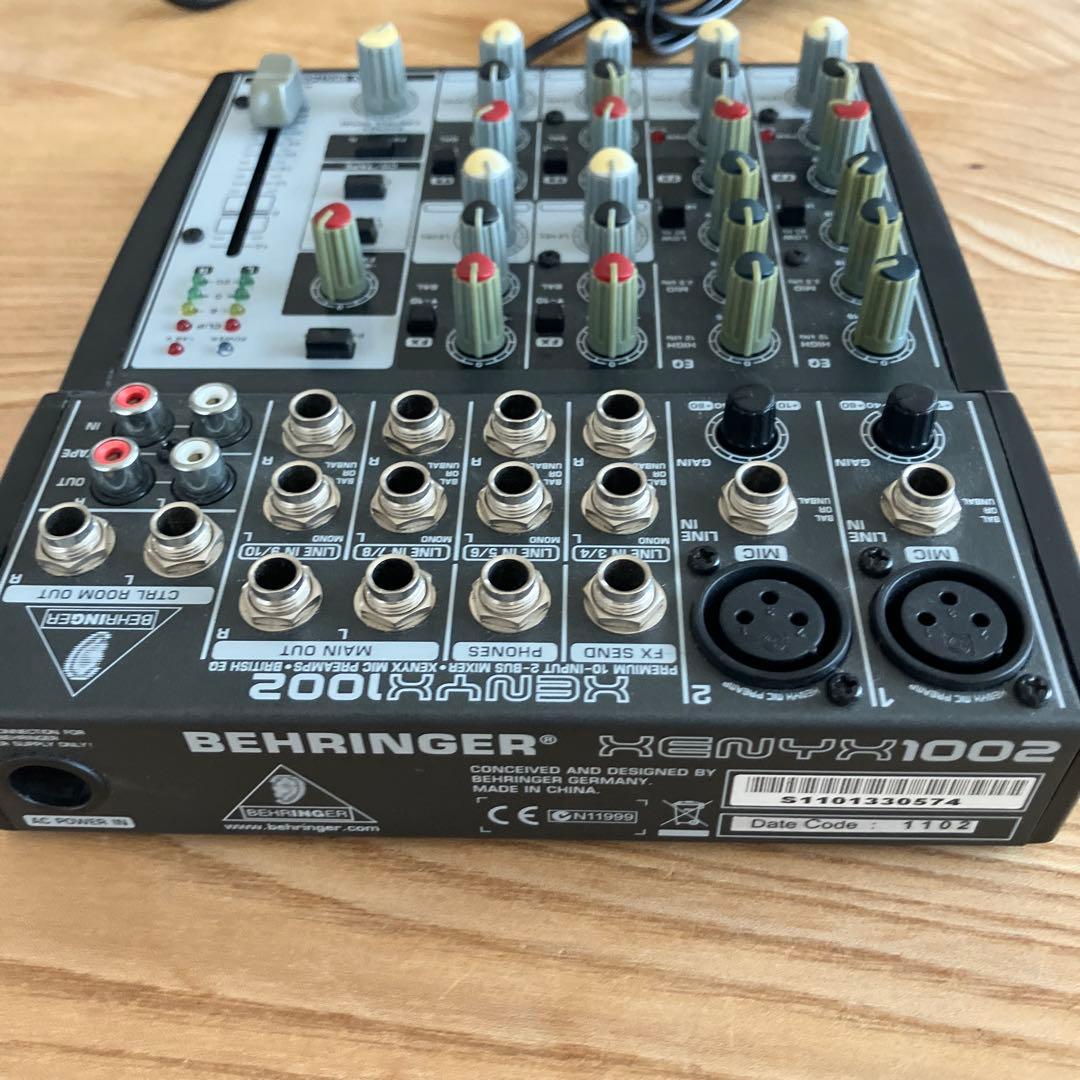 BEHRINGER　XENYX1002　ミキサー　美品