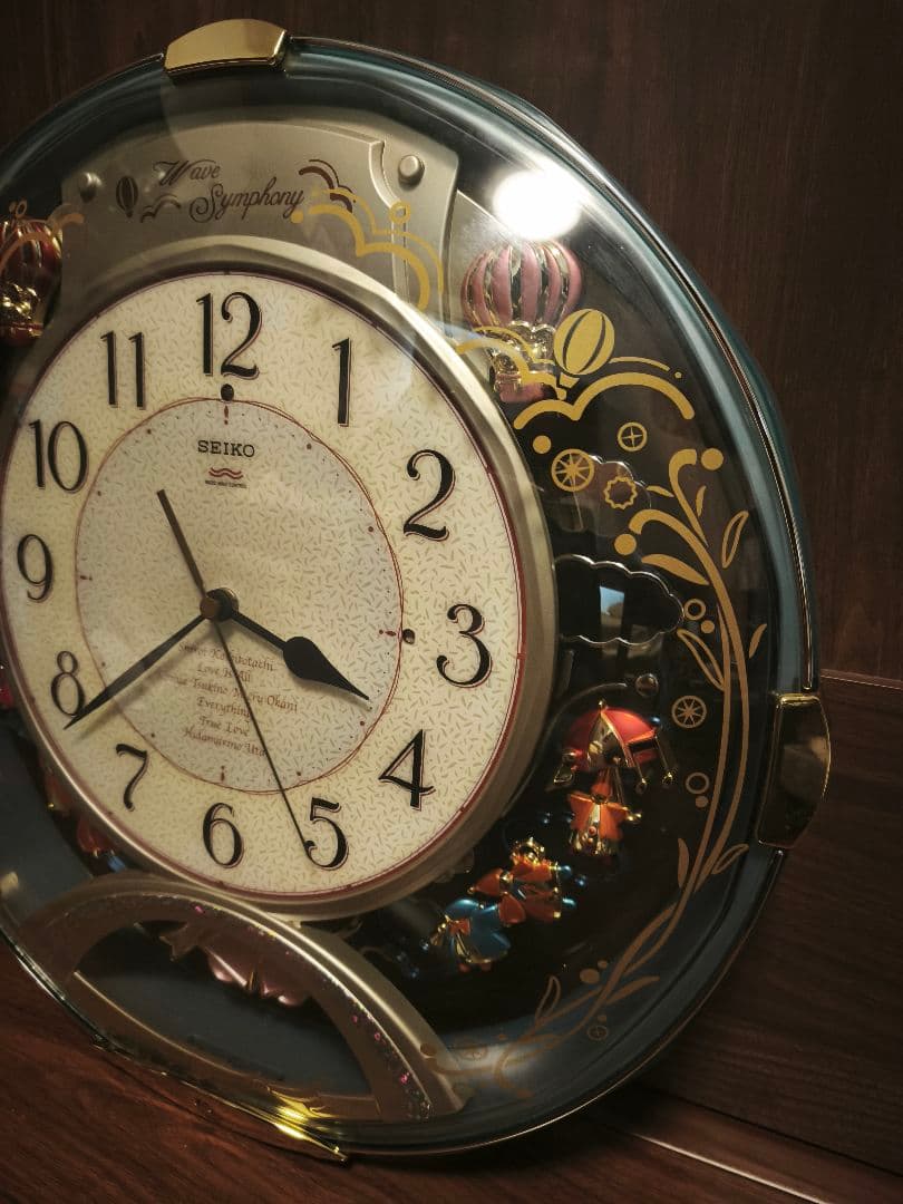 【通電確認済】レア物 SEIKO 壁掛け時計 音楽時計
