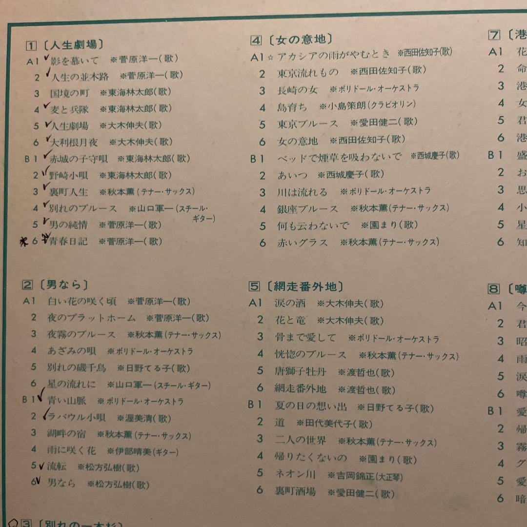 演歌・艶歌・怨歌 噂の女 12枚組 昭和歌謡　ボックス Lpレコード