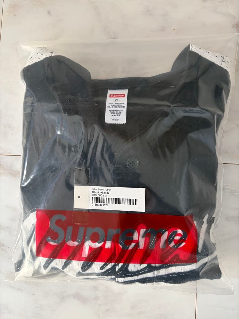 SUPREME シュプリーム　Velour Baseball Jersey