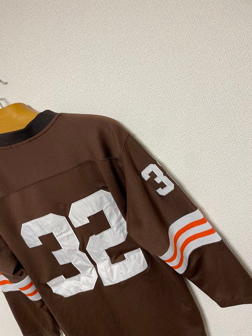 Mitchell & Ness フットボールシャツ アメフト 長袖Tシャツ