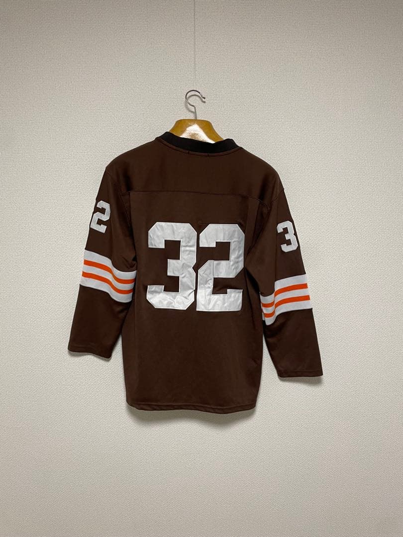 Mitchell & Ness フットボールシャツ アメフト 長袖Tシャツ