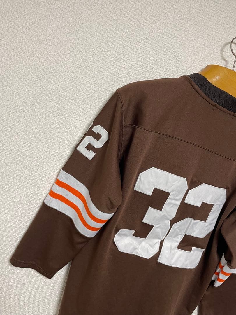 Mitchell & Ness フットボールシャツ アメフト 長袖Tシャツ