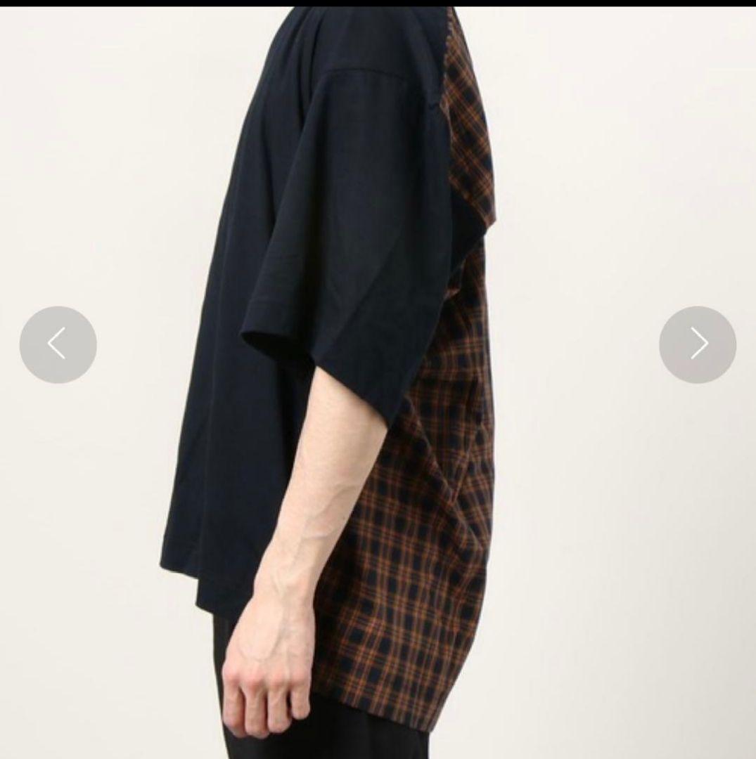 【極美品】Vivienne WestwoodMAN チェックビッグTシャツ 変形