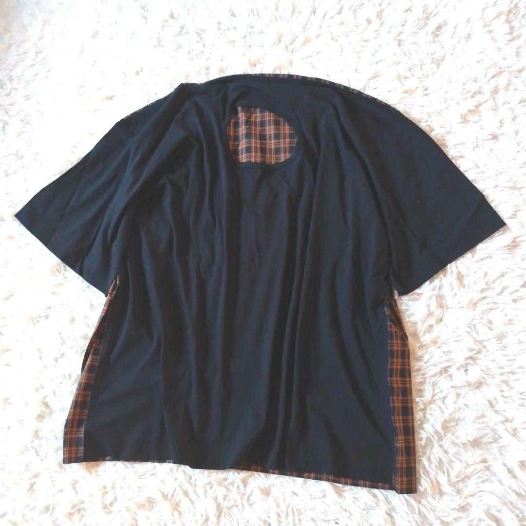 【極美品】Vivienne WestwoodMAN チェックビッグTシャツ 変形