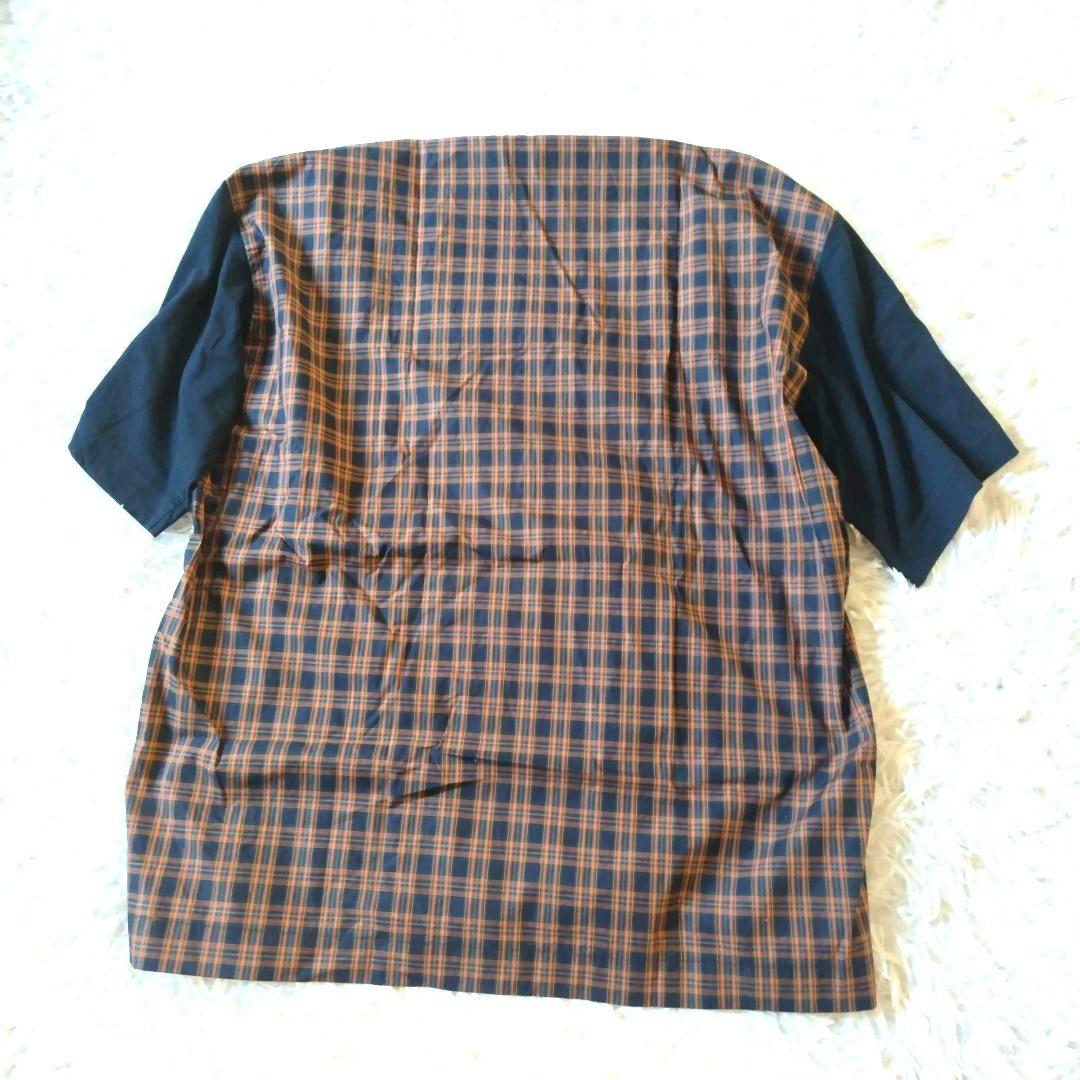 【極美品】Vivienne WestwoodMAN チェックビッグTシャツ 変形