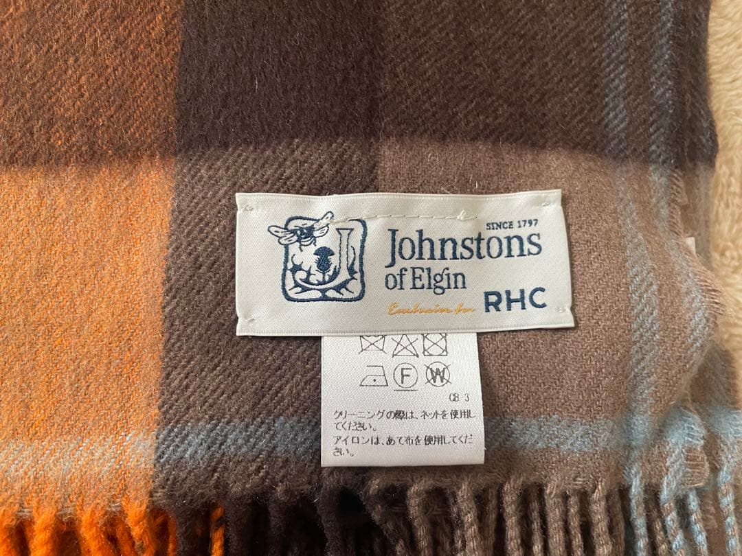 【最終値下げ】RHC✖️Johnstons of Elgin カシミア ストール