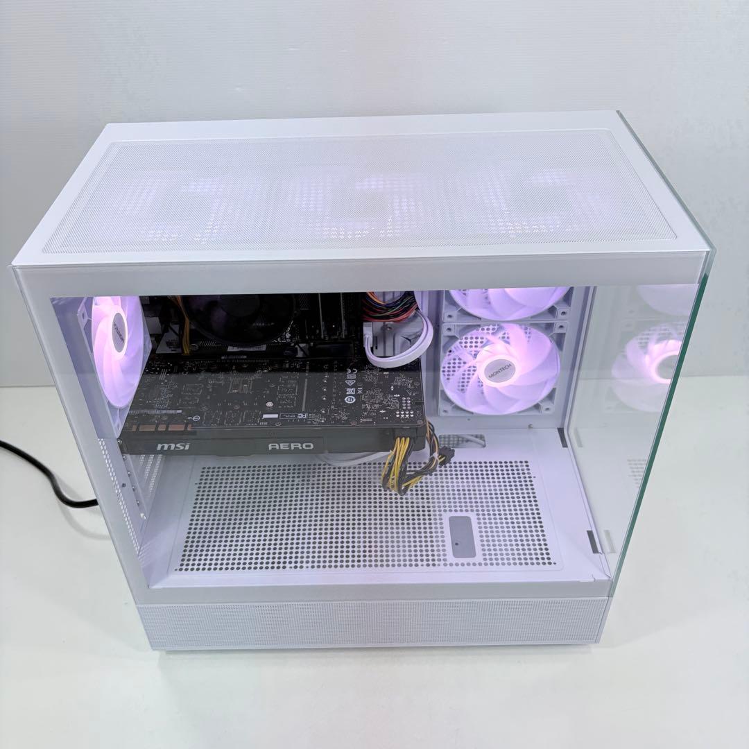 自作ゲーミングPC i7 8700 GTX1080 新品ピラーレスケース
