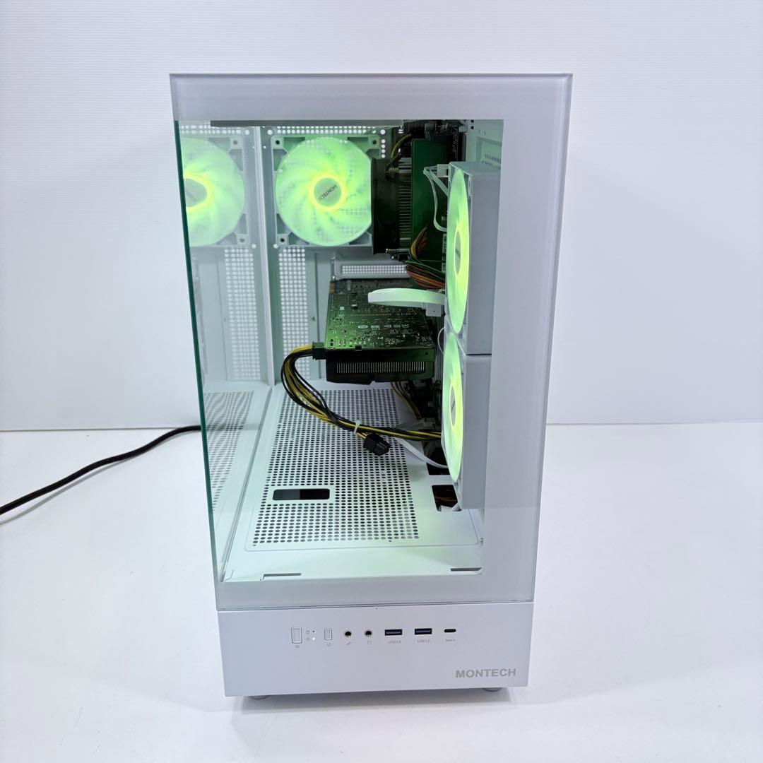 自作ゲーミングPC i7 8700 GTX1080 新品ピラーレスケース