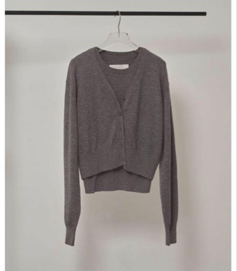 TODAYFUL 2set Useful Knit ニット カーディガン グレー