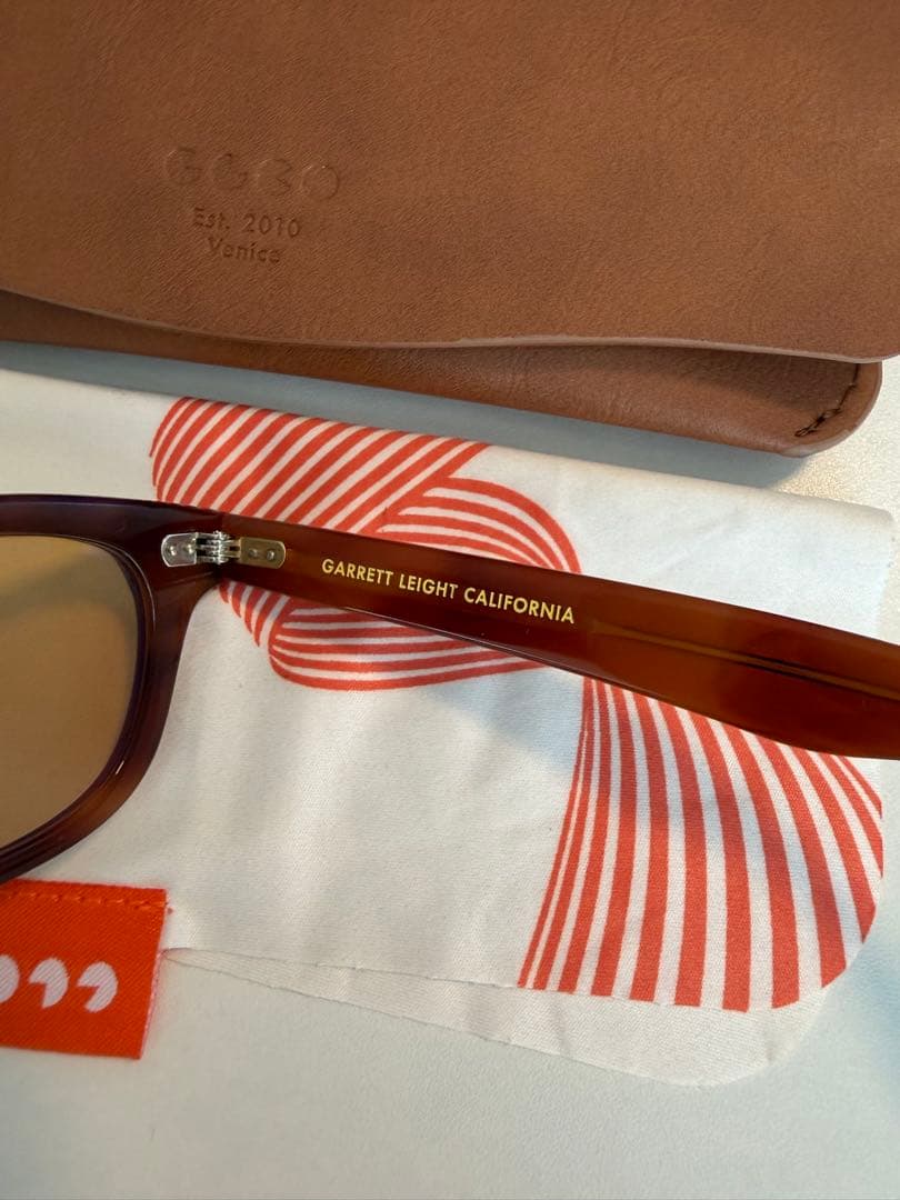 Garrett Leight ギャレットライト　ブラウンカラーレンズサングラス