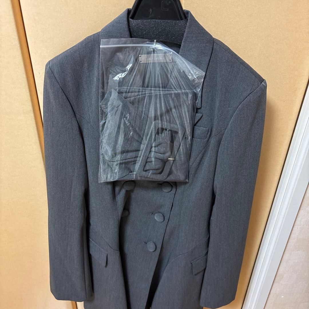 ジャケット・アウター Meltthelady thick belt jacket onepiece