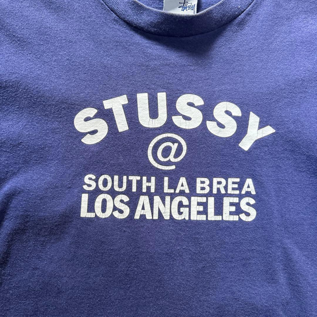 90s Old Stussy tee USA製 シングルステッチ 銀タグ