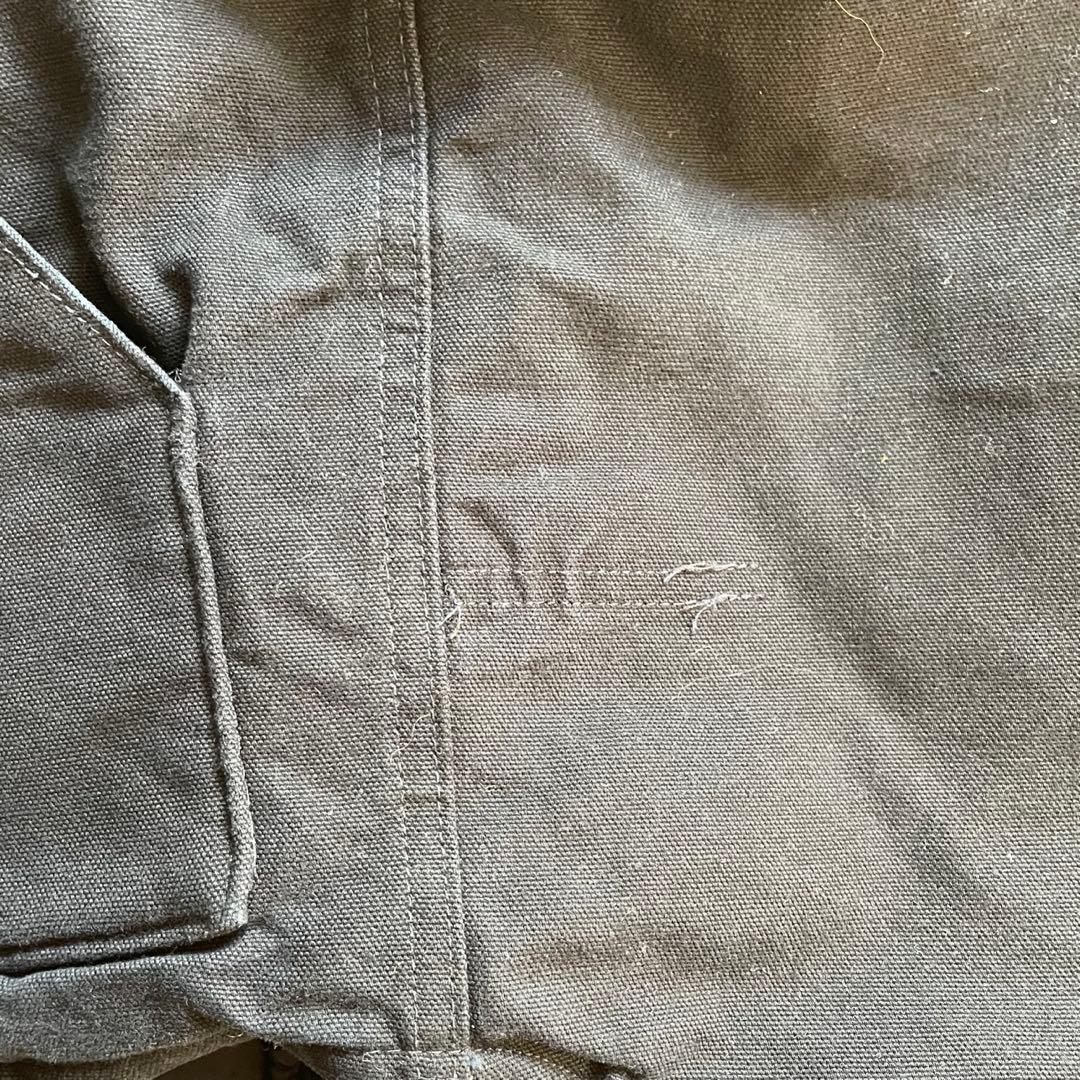 90s Carhartt USA製 ダックベスト ブラック 星タグ 腰ゴム 黒