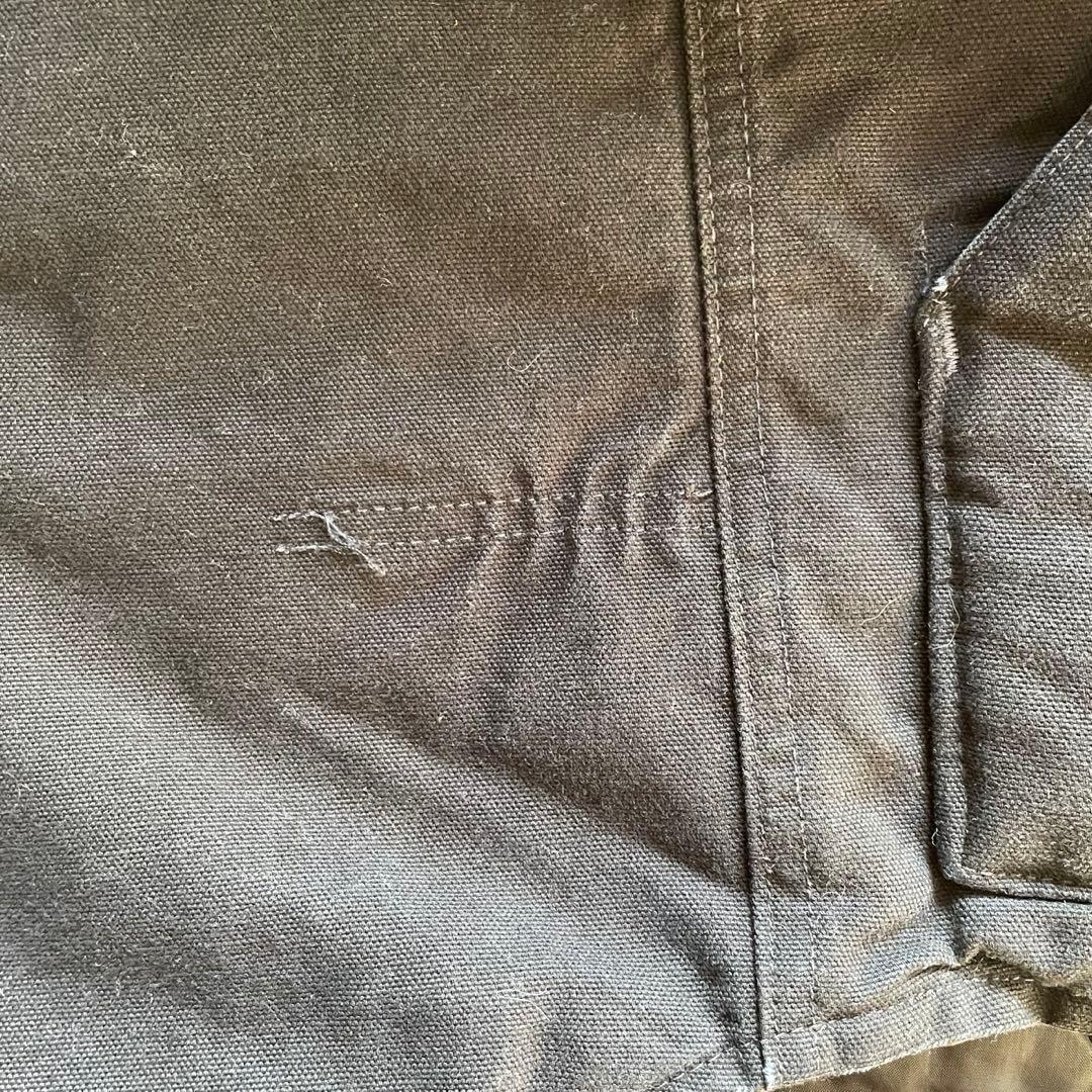 90s Carhartt USA製 ダックベスト ブラック 星タグ 腰ゴム 黒