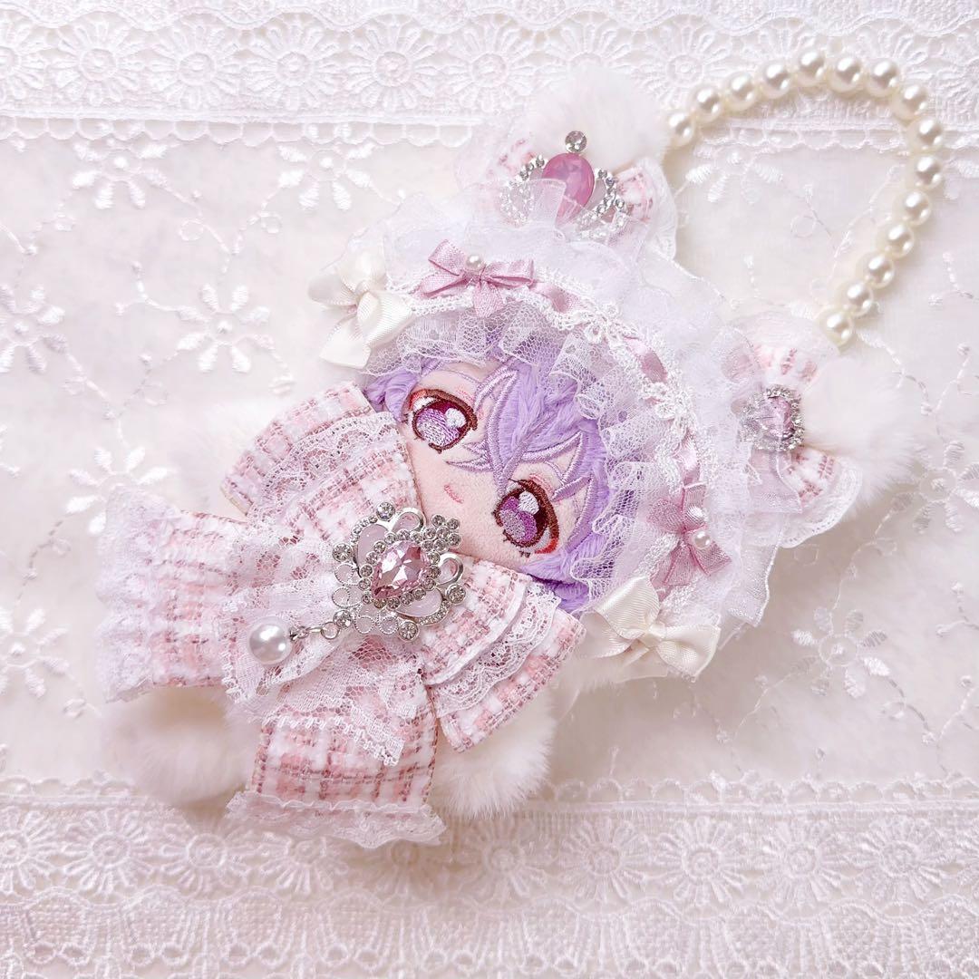 ツイードシリーズ　いつぬい　ぬい服　ねこ　白　ピンク　あんスタ
