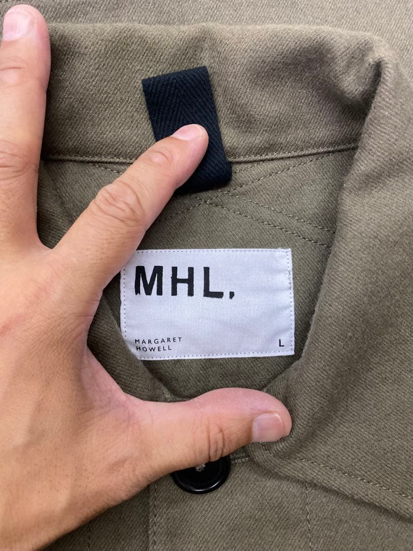 MHL. オリーブ ジャケット Lサイズ