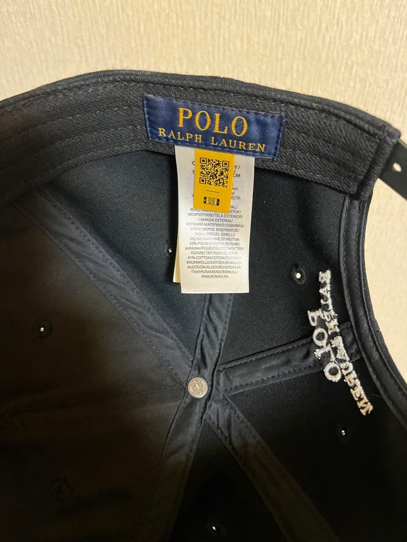 Polo Ralph Lauren 帽子　キャップ　黒　ブラック