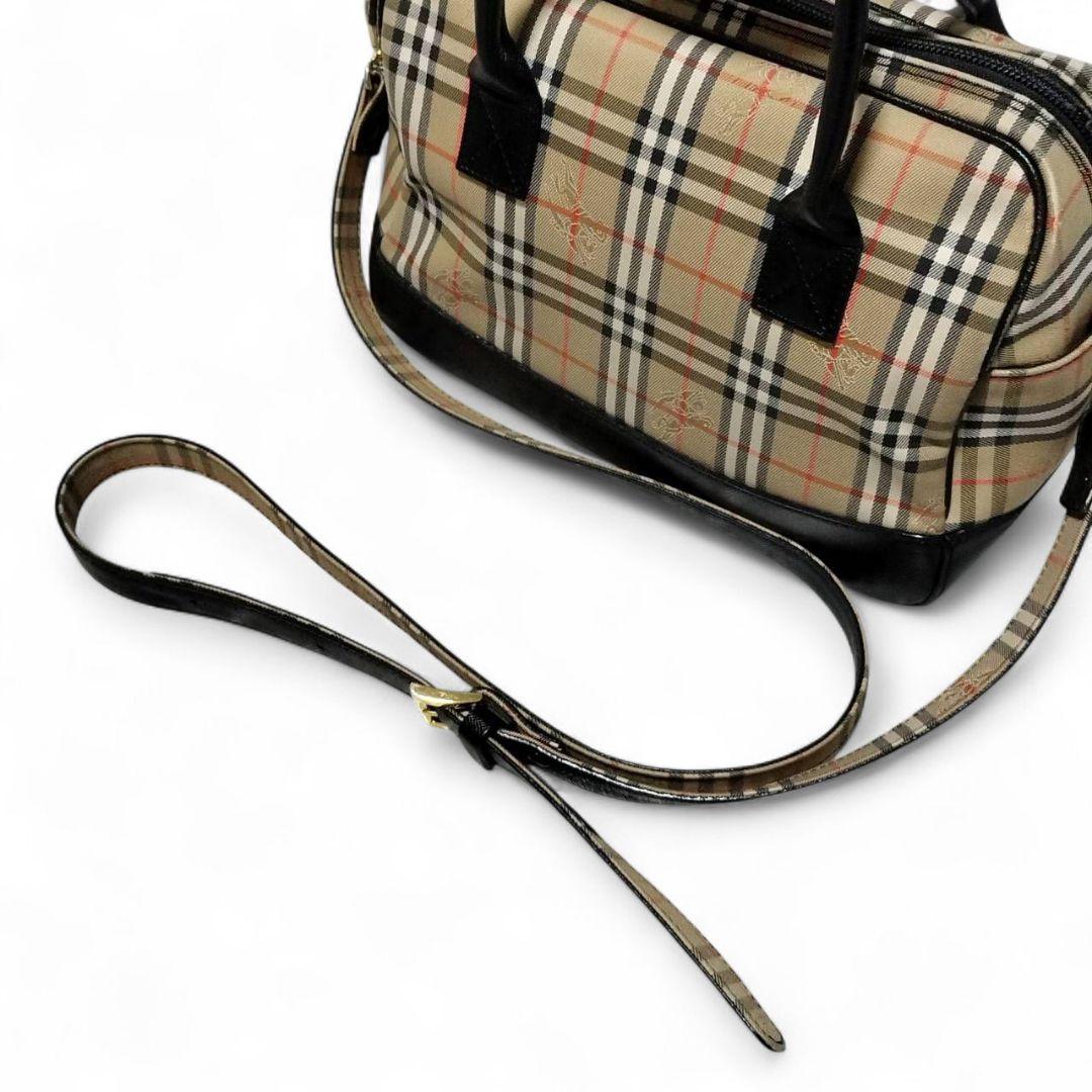 極美品 BURBERRY ショルダーバック 2way ノバチェック ボストン