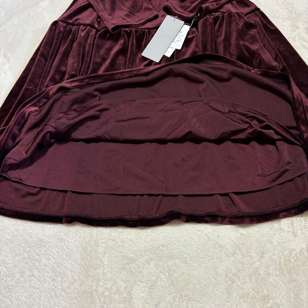 Sara　新品 CHOUSONNETTE ベロア ワンピース