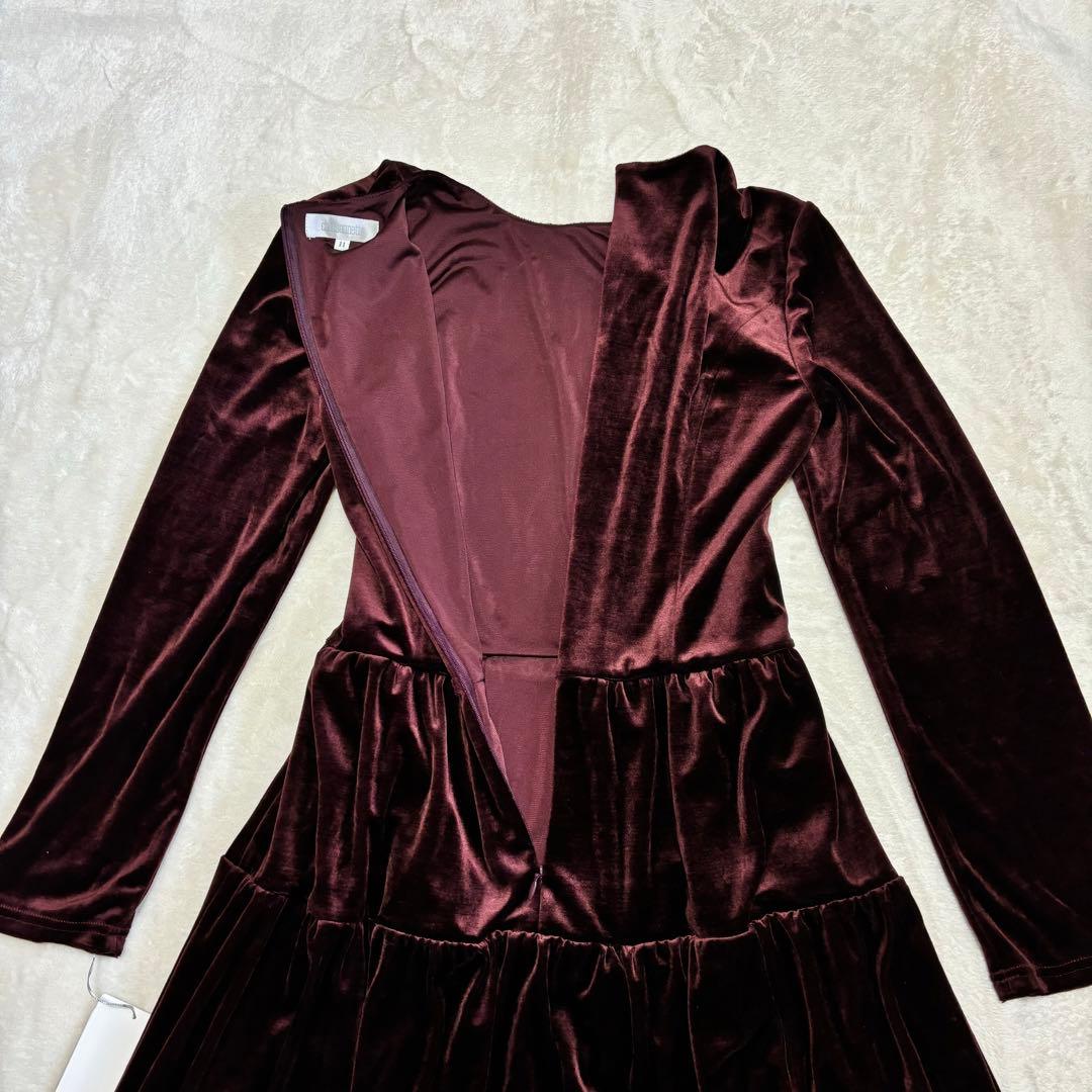 Sara　新品 CHOUSONNETTE ベロア ワンピース