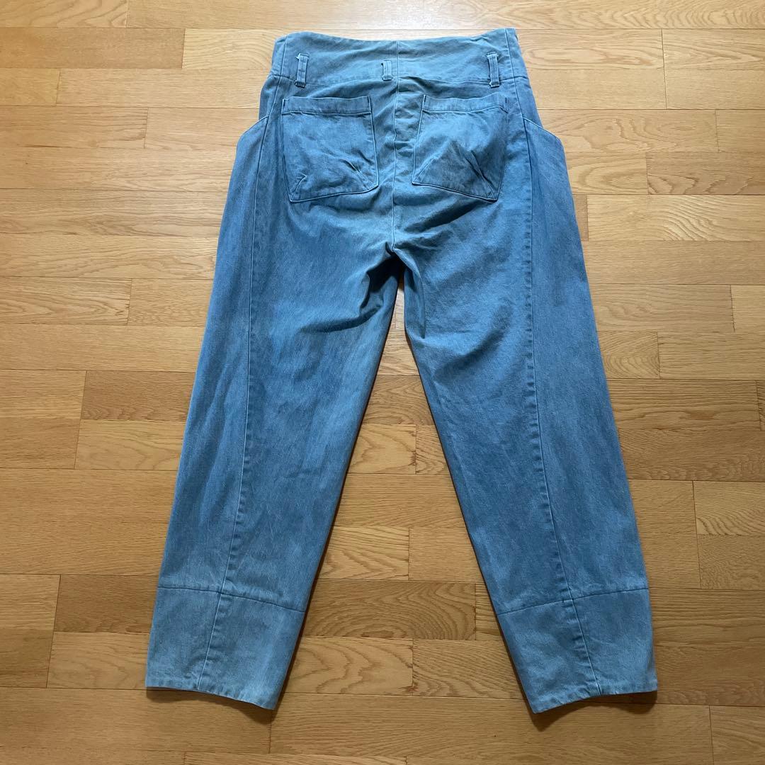 PEEL&LIFT サルエルパンツ ブルー　L