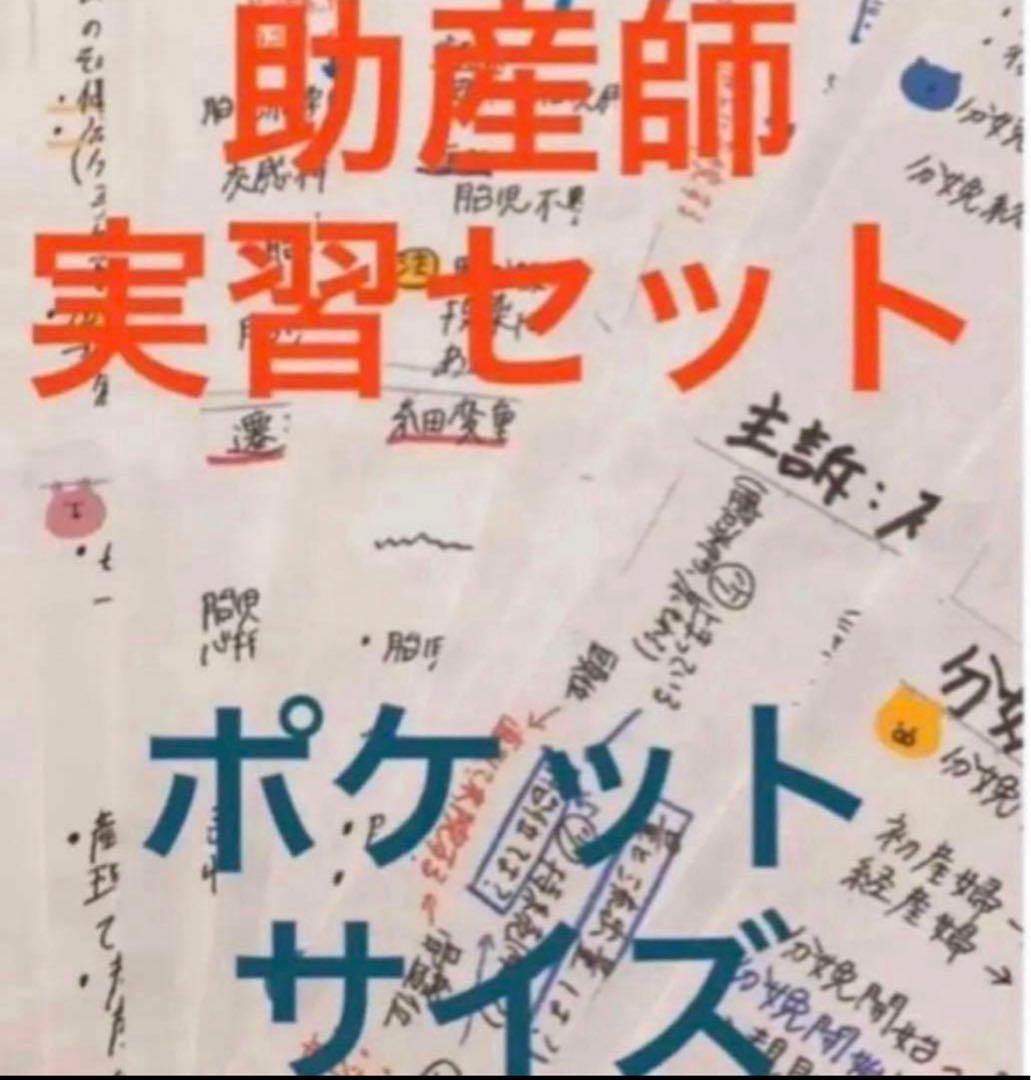 助産師・助産学生実習セット ポケットサイズ　まとめ売り　看護師看護学生　国家試験