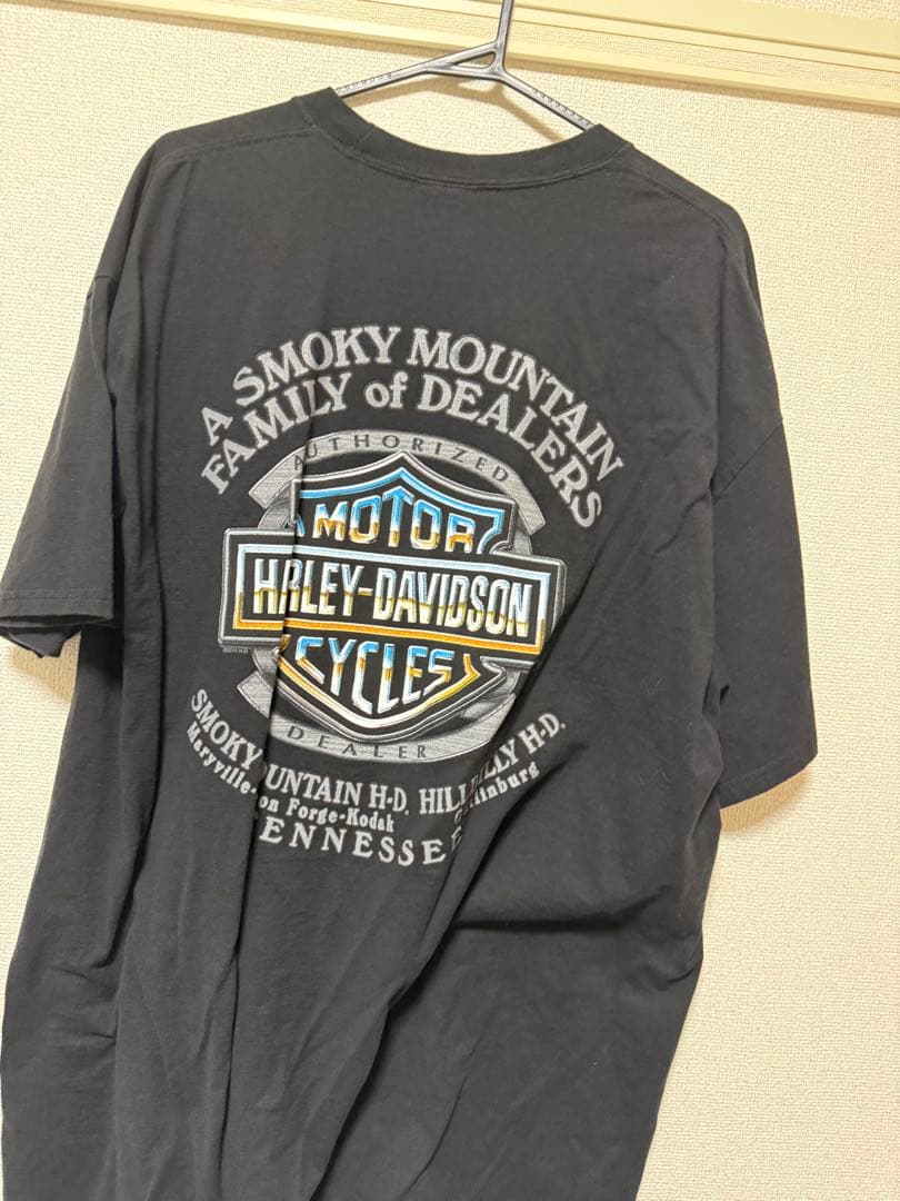 Harley-Davidson イーグルプリント Tシャツ 2XL