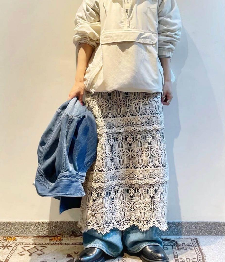 美品＊journal standard luxe レースMIXスカート