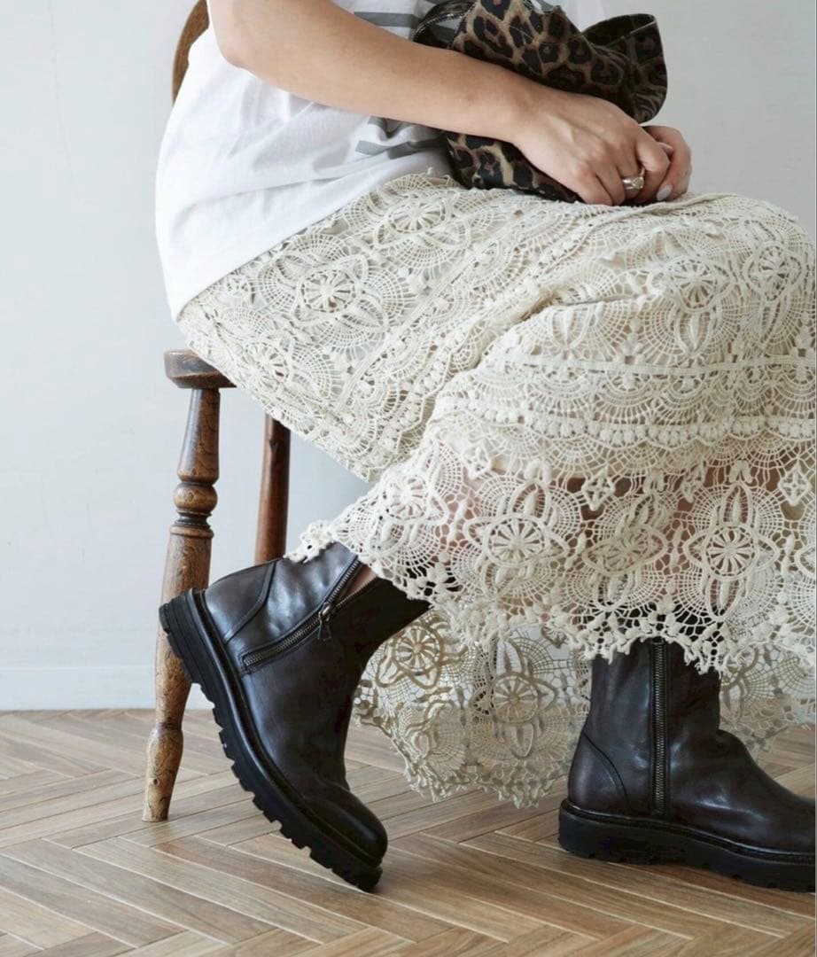 美品＊journal standard luxe レースMIXスカート