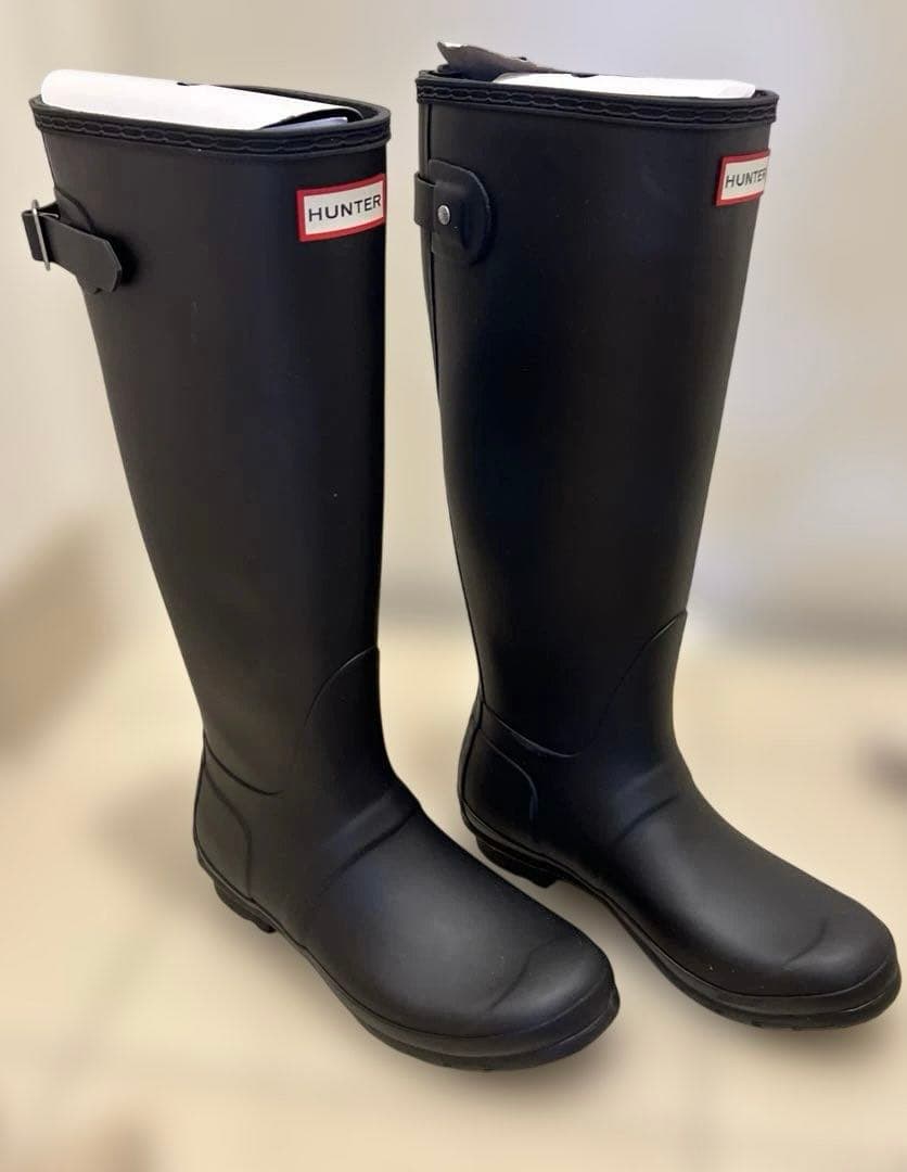 ⭐︎最終価格⭐︎【美品】HUNTER レディース レインブーツ BK UK6