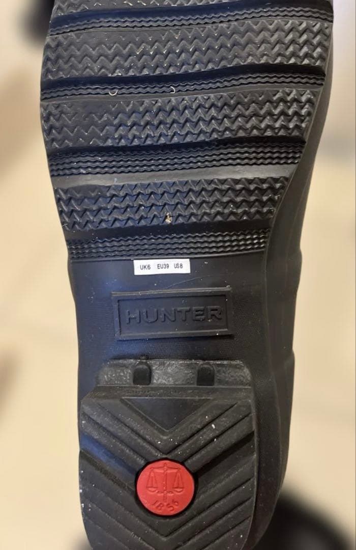 ⭐︎最終価格⭐︎【美品】HUNTER レディース レインブーツ BK UK6