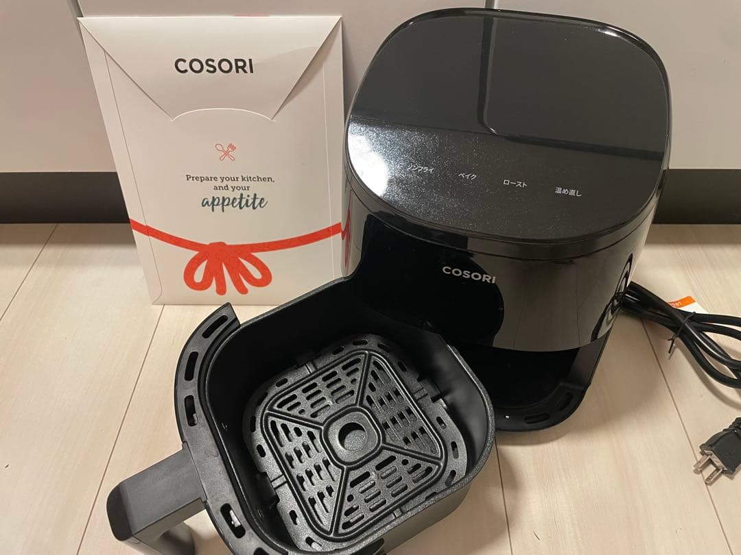 【美品】COSORI ノンフライヤー ブラック　2L