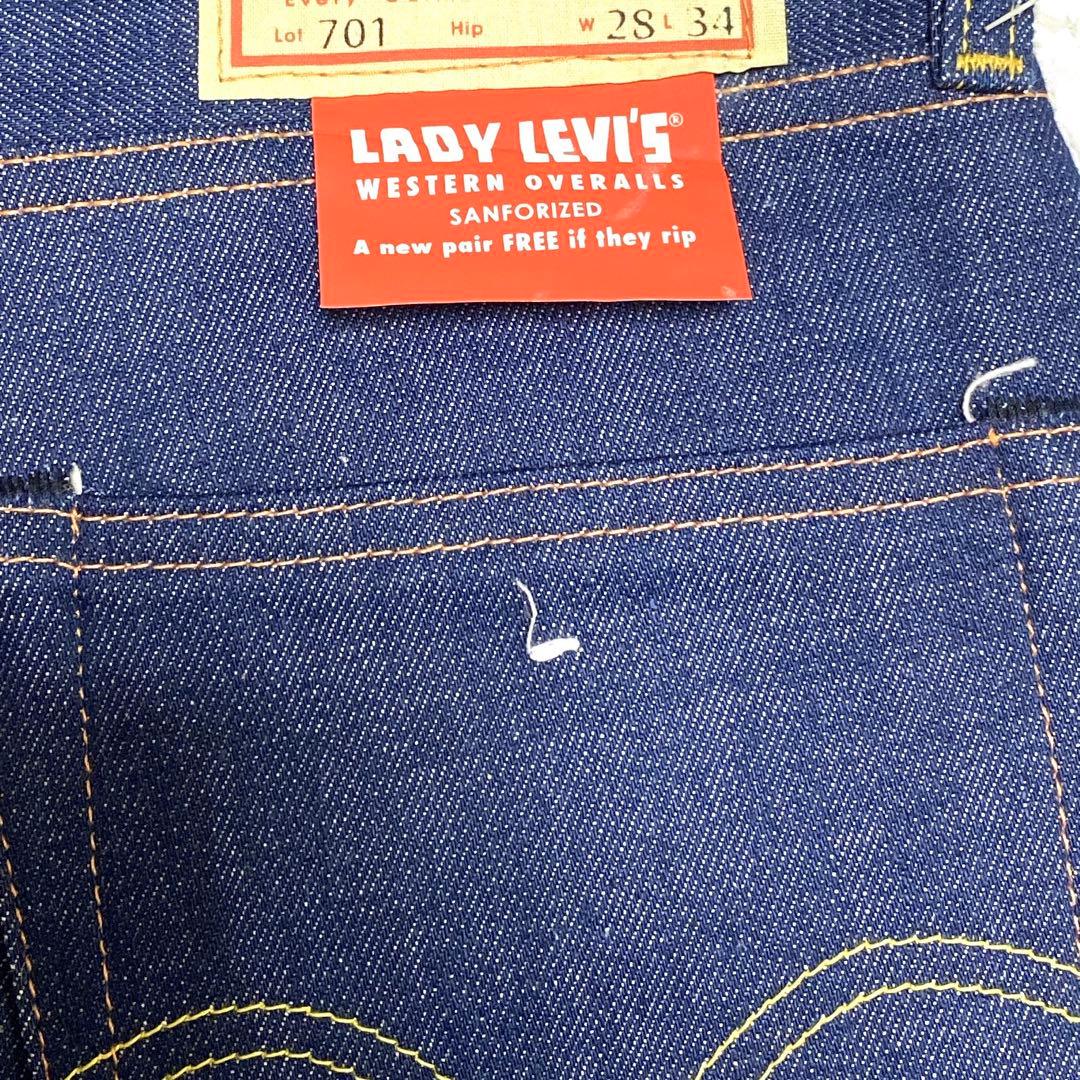 【美品】LEVI'S LVC 701 赤耳 BIG E W28 L34 濃紺