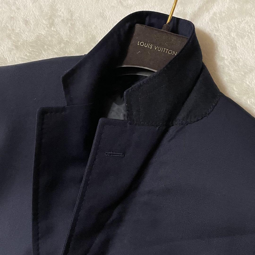 ユナイテッドアローズ × 伊・カノニコ生地 ネイビージャケット 46/M 美品