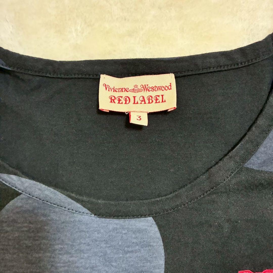 ヴィヴィアンウエストウッド　レッドレーベル　Tシャツ　ドット　リボン　オーブロゴ