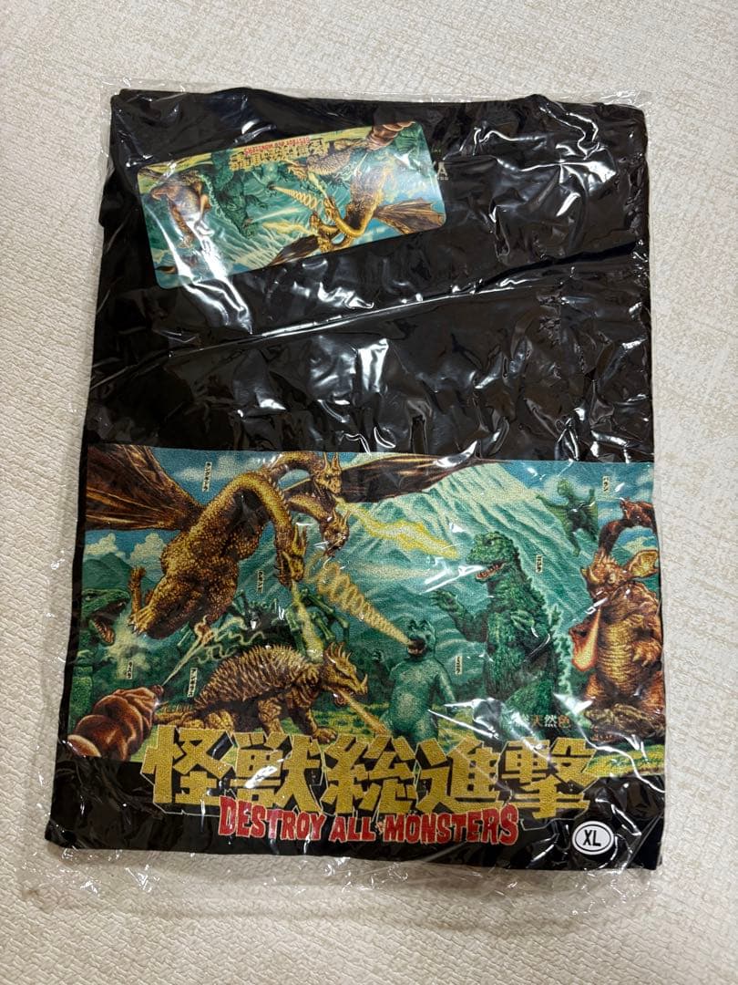ロッキンジェリービーン　ゴジラ　怪獣総進撃　Tシャツ　EROSTIKA XL
