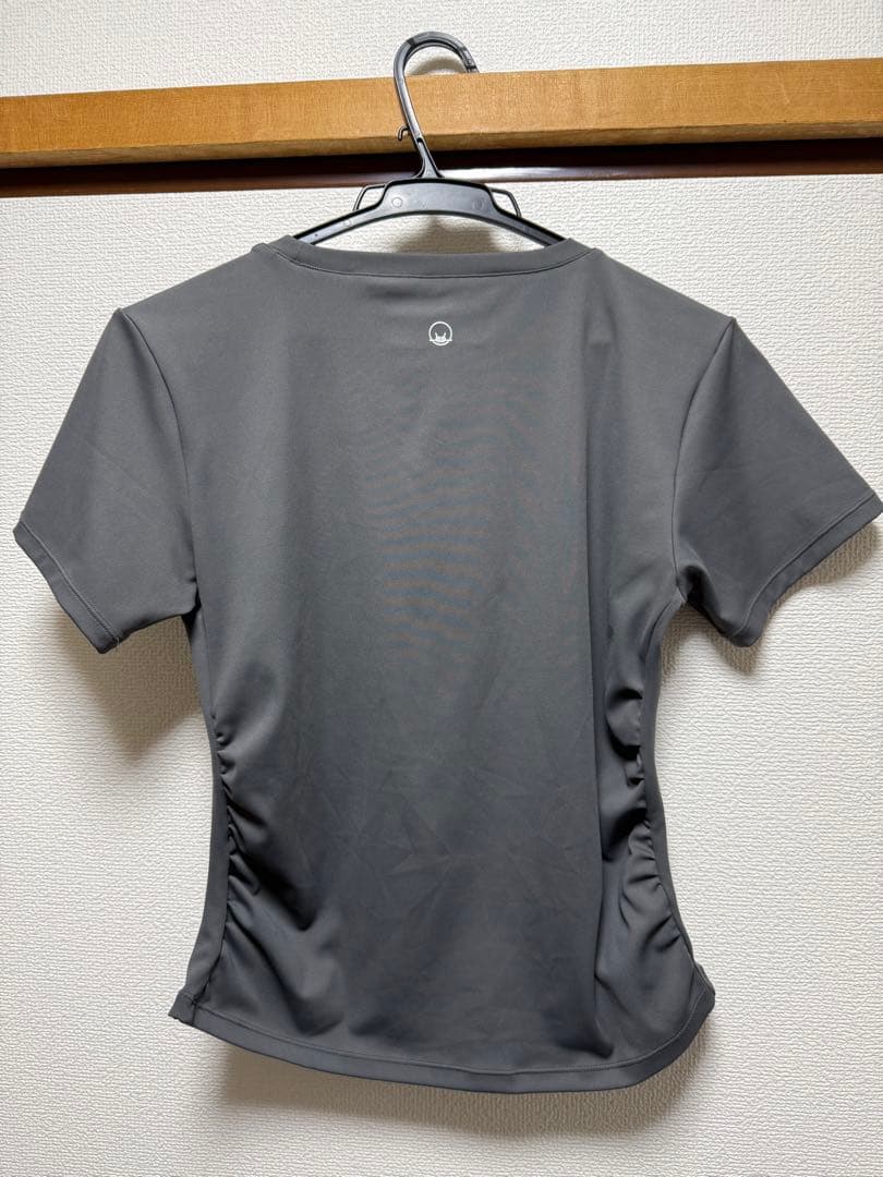 CRONOS ヨガウェアセット Tシャツとレギンス グレー