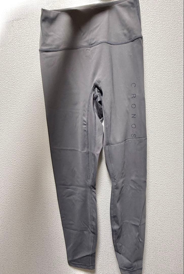 CRONOS ヨガウェアセット Tシャツとレギンス グレー