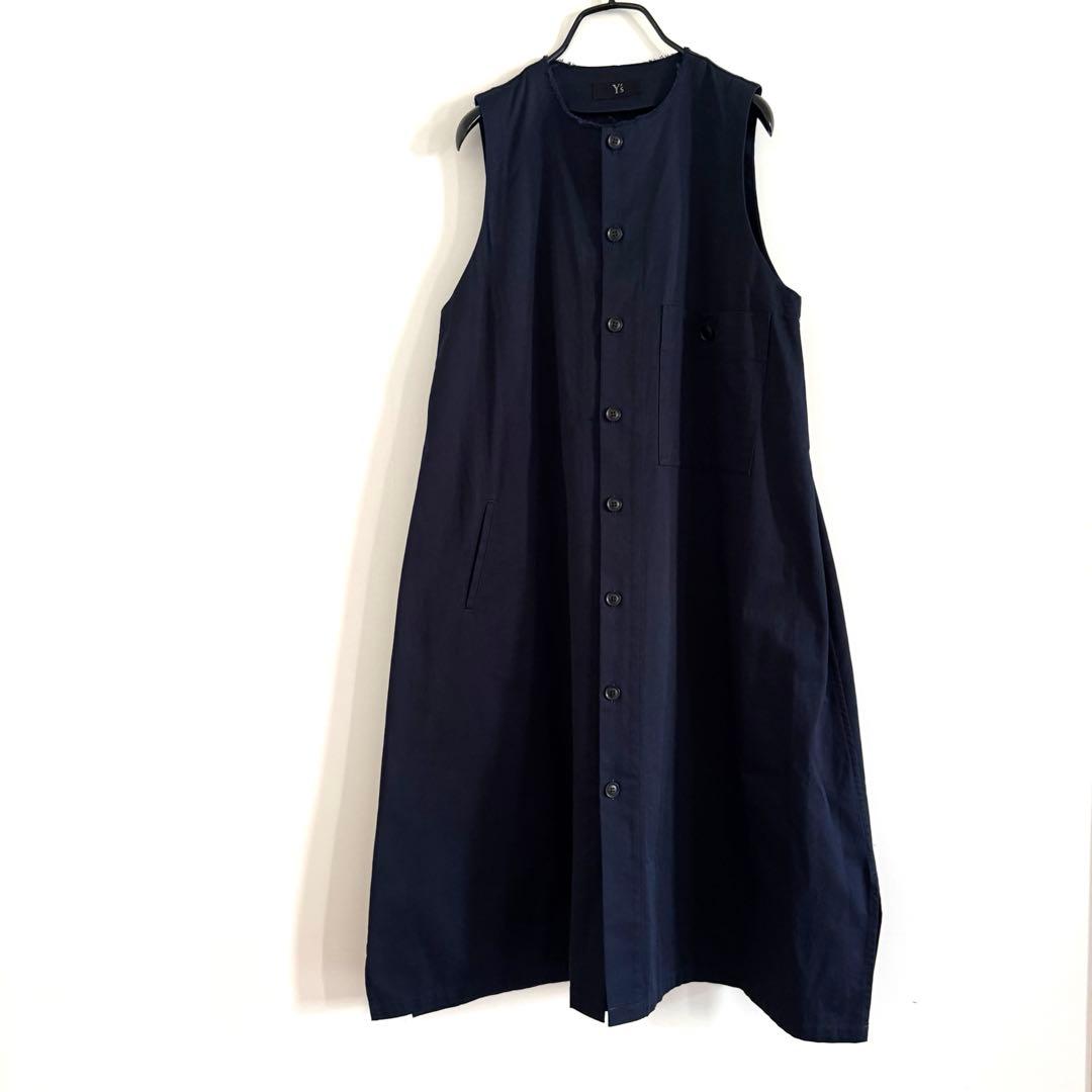 ワンピース Y's BORN PRODUCTCOTTON TWILL LONG DRESS