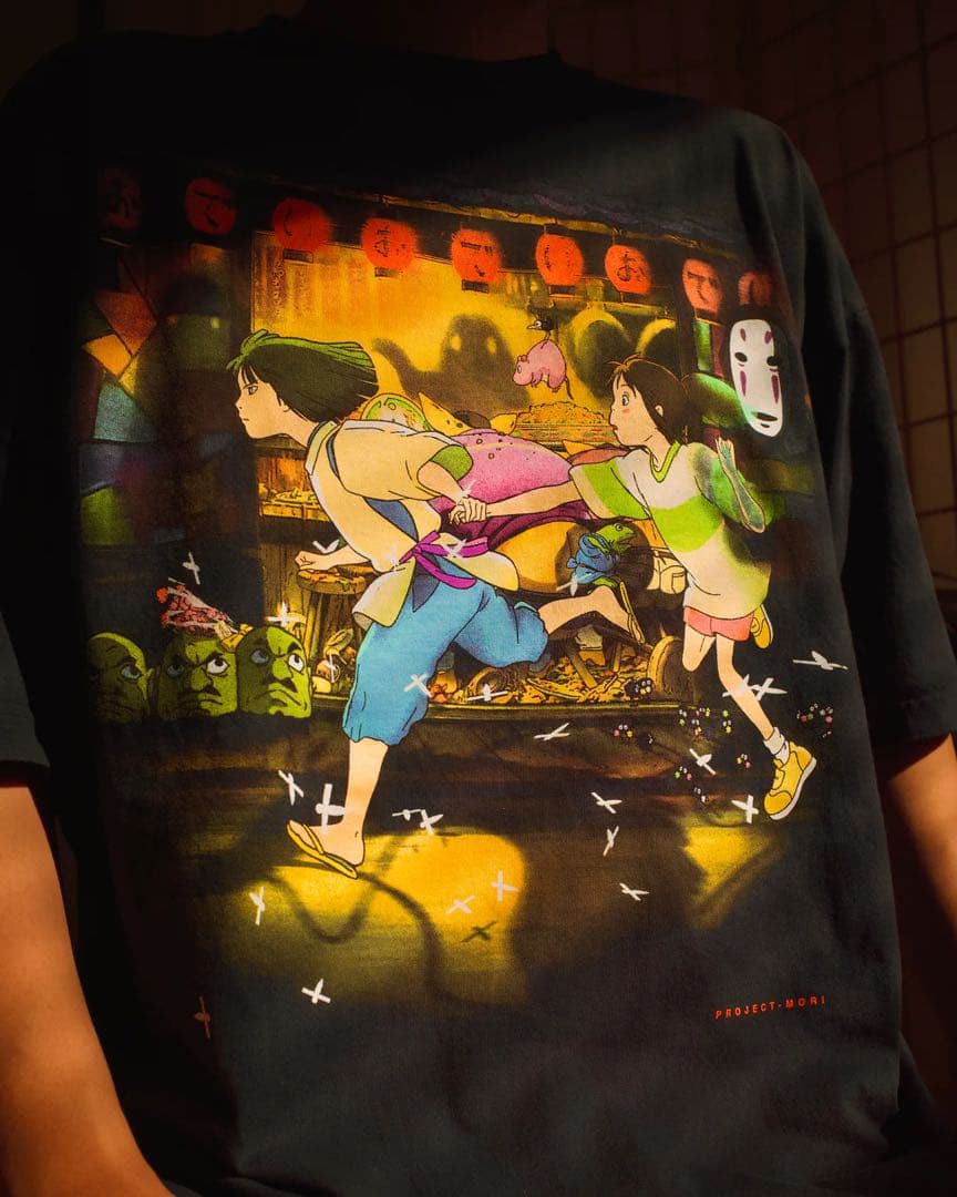 千と千尋の神隠し ジブリ 宮崎駿 Tシャツ Spirited Away XXL