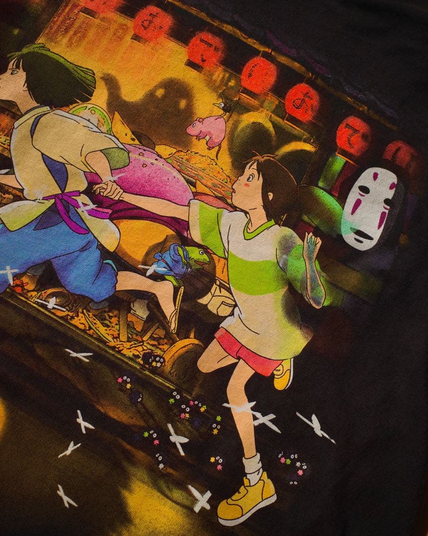 千と千尋の神隠し ジブリ 宮崎駿 Tシャツ Spirited Away XXL